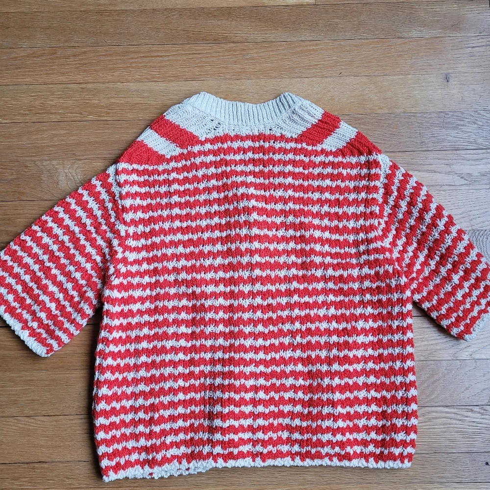 Worn Once! Closed Crochet Cardigan Arabiata - Picture 14 of 16